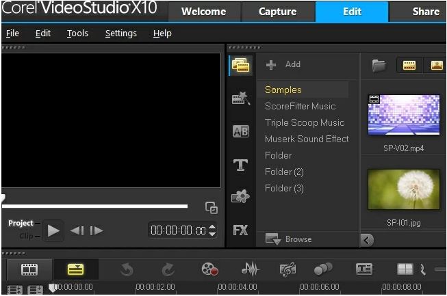 Corel Video Studio | photo video editor with song